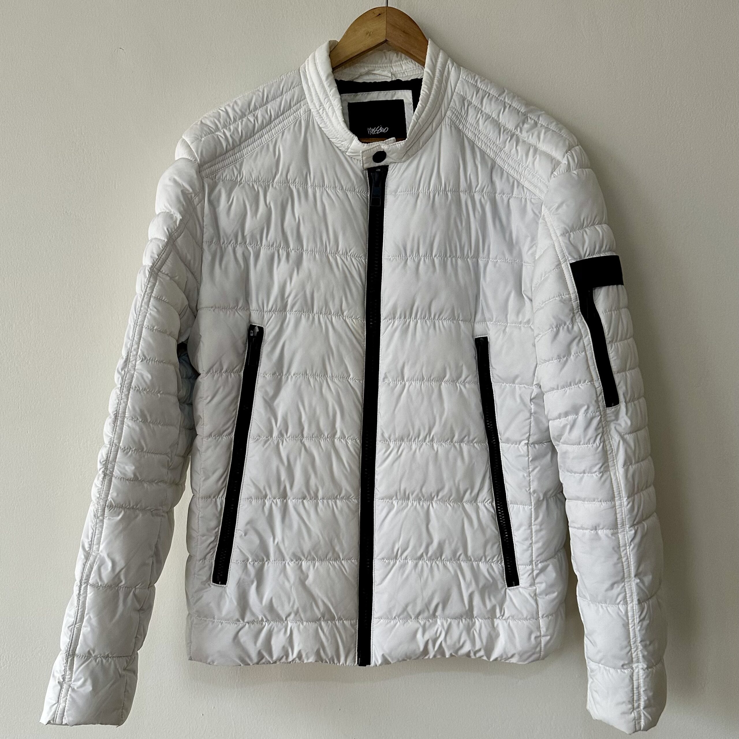 Casaca acolchada blanca Mossimo
